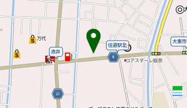 ワンカルビ大東赤井店の地図画像