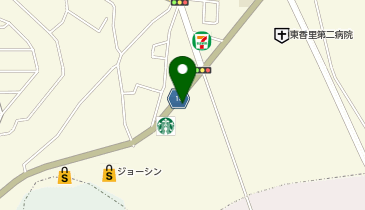 ワンカルビ東香里店の地図画像
