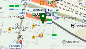 ホルモン食堂あべの店の地図画像