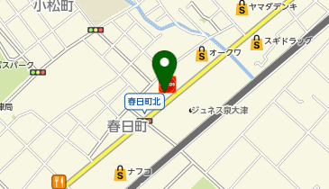 さん天泉大津店の地図画像