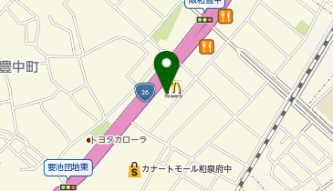 牛角食べ放題専門店泉大津店の地図画像