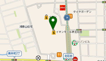 ピエトロイオンモール堺北花田店の地図画像