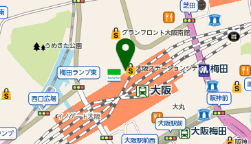 牛かつもと村ルクア店の地図画像