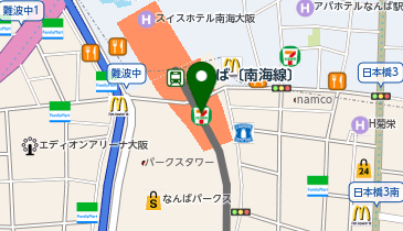 うな釜なんばCITY店の地図画像