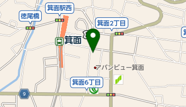 カフェ・ド・クリエ箕面店の地図画像
