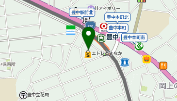 珈琲館エトレ豊中店の地図画像