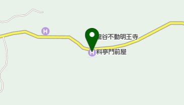 料亭門前屋の地図画像