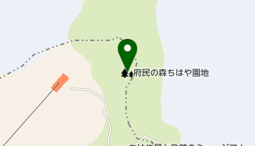 府民の森ちはや園地の地図画像