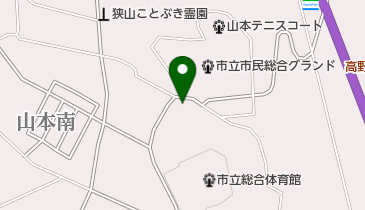 大阪狭山市立野球場の地図画像