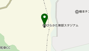 ひらかた東部スタジアムの地図画像