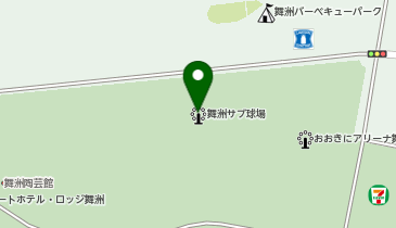 杉本商事バファローズスタジアム舞洲の地図画像