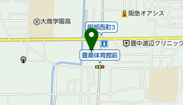 豊中市立豊島体育館の地図画像