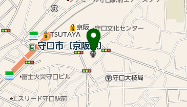 守口市民体育館の地図画像