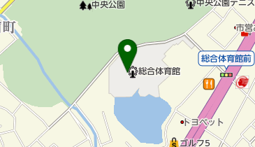 岸和田市総合体育館の地図画像