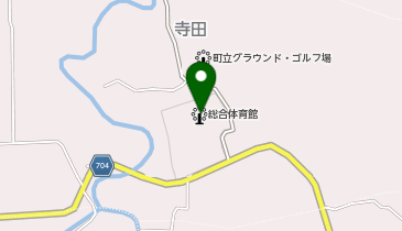 河南町立総合体育館ぷくぷくドームの地図画像