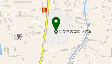 市立総合スポーツセンターはびきのコロセアムの地図画像