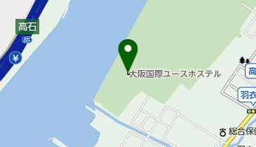 大阪府羽衣青少年センターの地図画像