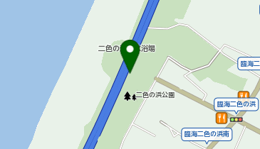 二色の浜Dayキャンプ場の地図画像