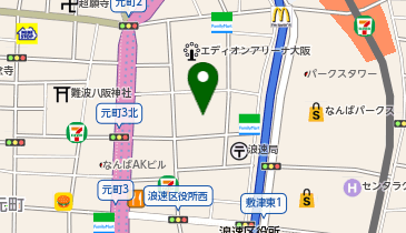 セントラルスポーツプラザ浪速アイススケート場の地図画像