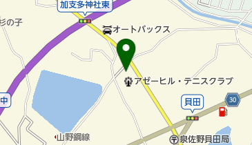 アゼーヒル・テニスクラブの地図画像