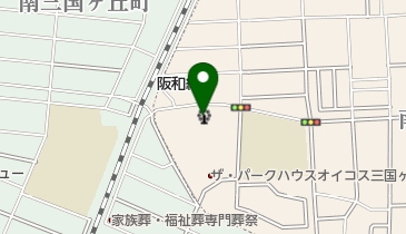 テニスクラブコ・ス・パ三国ヶ丘の地図画像