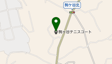 羽曳野市立駒ヶ谷テニスコートの地図画像