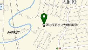 河内長野市立大師庭球場の地図画像