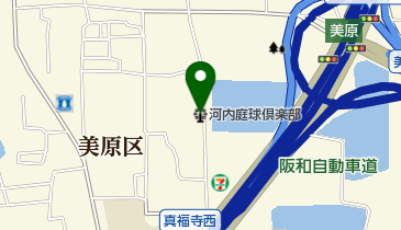 河内庭球倶楽部の地図画像