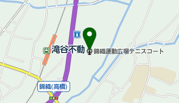錦織運動広場テニスコートの地図画像