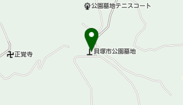 貝塚市公園墓地テニスコートの地図画像