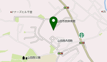 山田スポーツグラウンドテニスコートの地図画像