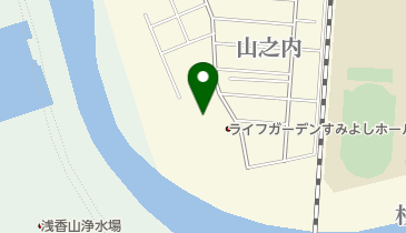 山之内西庭球場の地図画像