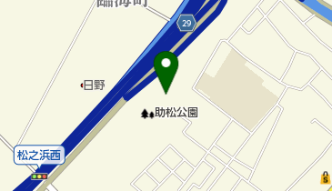 泉大津市立助松公園テニスコートの地図画像