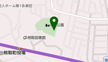 中央公園テニスコートの地図画像