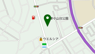 津々山台テニスコートの地図画像