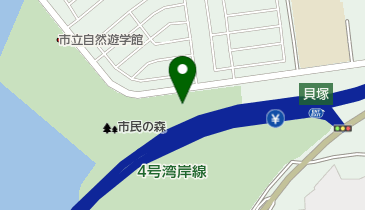 二色の浜公園テニスコートの地図画像