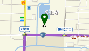 市立夫婦池公園テニスコートの地図画像