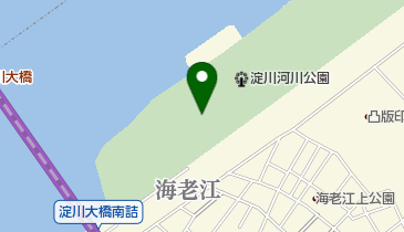 淀川河川公園海老江地区テニスコートの地図画像