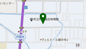 大井テニスコートの地図画像