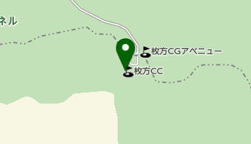 枚方カントリー倶楽部の地図画像
