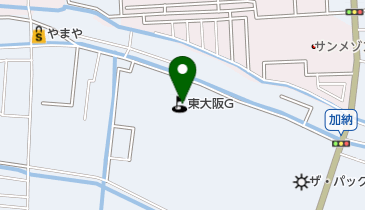 東大阪ゴルフセンターの地図画像