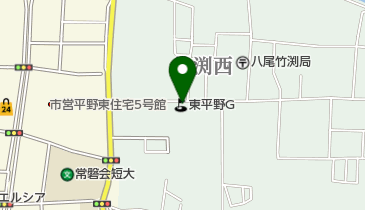東平野ゴルフセンターの地図画像