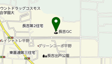 長吉ゴルフクラブ(株)の地図画像