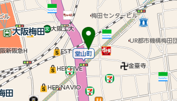 ボートピア梅田の地図画像