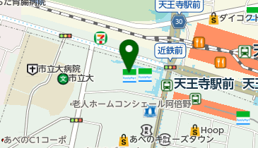 GiGOあべのアポロの地図画像