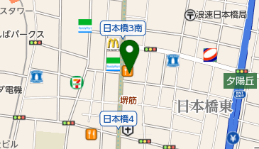 タイトーステーション大阪日本橋店の地図画像