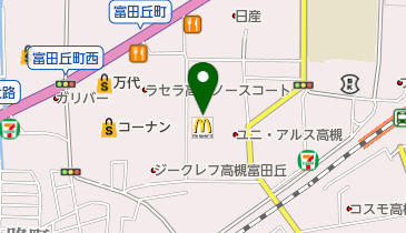 タイトーステーション摂津富田店の地図画像