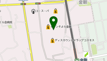 ふぇすたらんど金剛店の地図画像