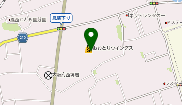 ふぇすたらんどおおとり店の地図画像
