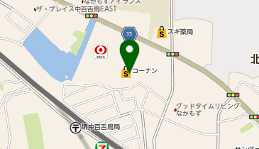 ファミリーアミューズメント中もずの地図画像